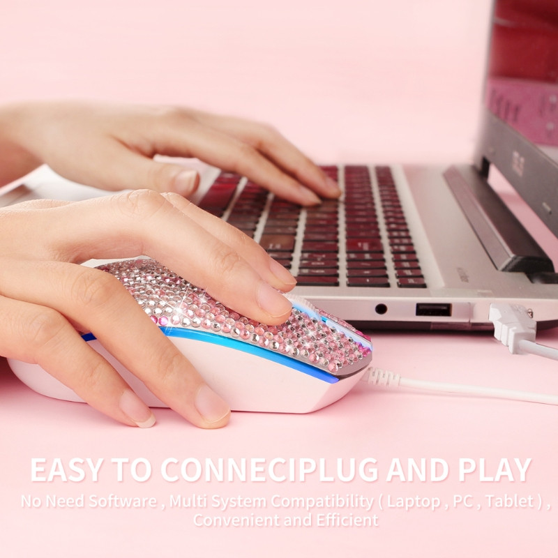 USB laidinė optinė pelė su laidu, skirta žaidimų verslo biuro nešiojamiesiems kompiuteriams