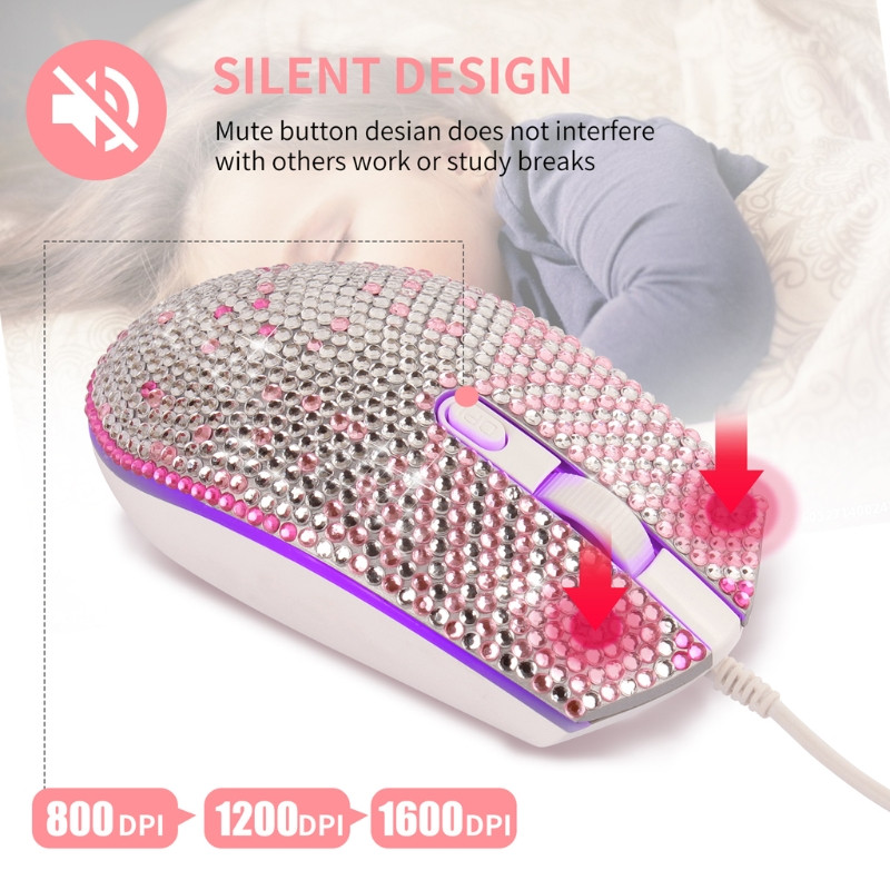 USB laidinė optinė pelė su laidu, skirta žaidimų verslo biuro nešiojamiesiems kompiuteriams