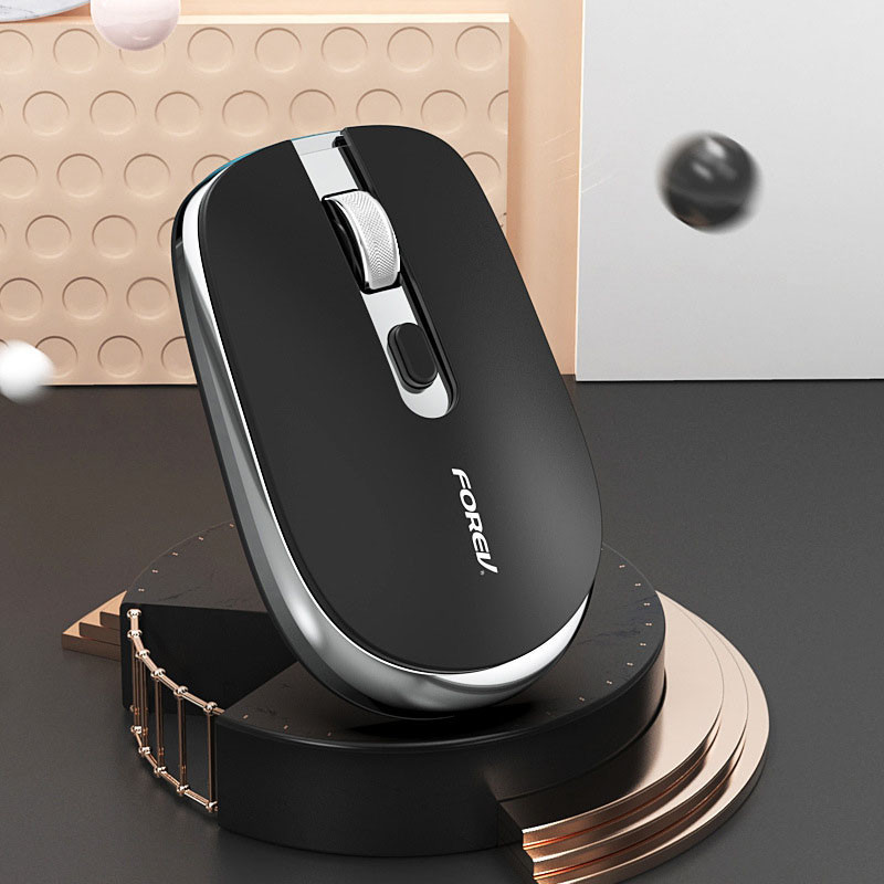 2,4G vezeték nélküli egér CNC fém görgős 1600DPI könnyű üzleti irodai hordozható és kényelmes