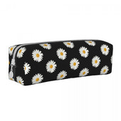 Mieli Daisy pieštukų dėklai Kūrybingi gėlėti gėlėti rašiklių krepšiai studentams, didelė saugykla, mokykliniai pieštukai su užtrauktuku