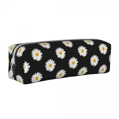 Mieli Daisy pieštukų dėklai Kūrybingi gėlėti gėlėti rašiklių krepšiai studentams, didelė saugykla, mokykliniai pieštukai su užtrauktuku