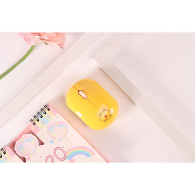 Taaslaetav Bluetooth-hiir Juhtmeta kaherežiimiline sülearvuti lauaarvuti Armas tüdruku vaigistatud hiir