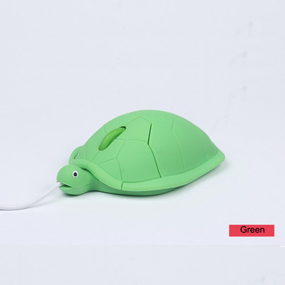 Sovawin Mini Cute Kawaii Tortoise Žičani miš 2.0 USB 3D Životinjski Računalni miš Gamer Optički miševi 1200DPI Za prijenosno računalo Prijenosno računalo