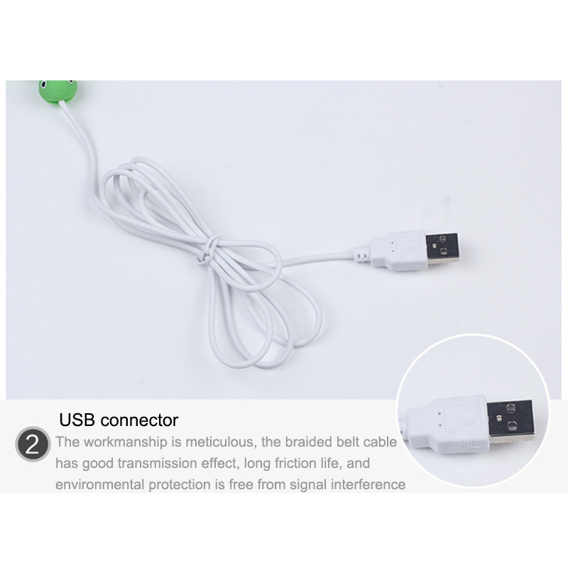 Sovawin Mini Cute Kawaii Tortoise Žičani miš 2.0 USB 3D Životinjski Računalni miš Gamer Optički miševi 1200DPI Za prijenosno računalo Prijenosno računalo