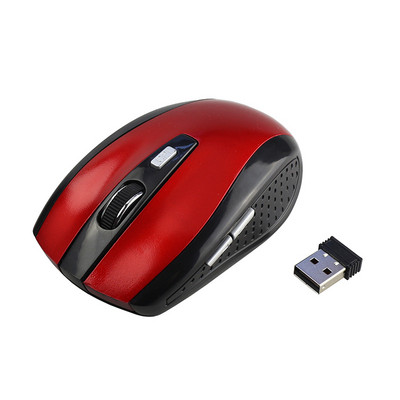 Optikai elektronikus vezeték nélküli játék egér Mini hordozható 2.4G 800 1200 1600 DPI gamer egér 6 gombos mause laptop számítógéphez