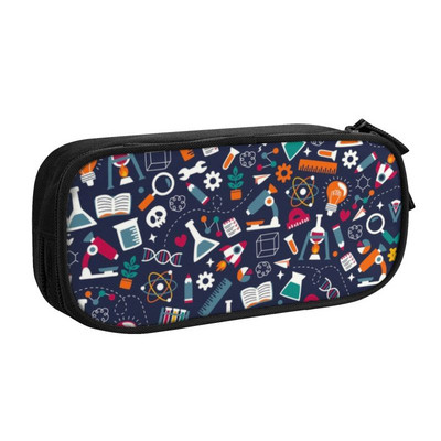 Kawaii tiek daug spalvingų knygų pieštukų dėklas mergaitėms, berniukams, pritaikytas gamtos mokslų mokytojui, vėplai, didelis laikymo rašiklio krepšys, mokyklos reikmenys