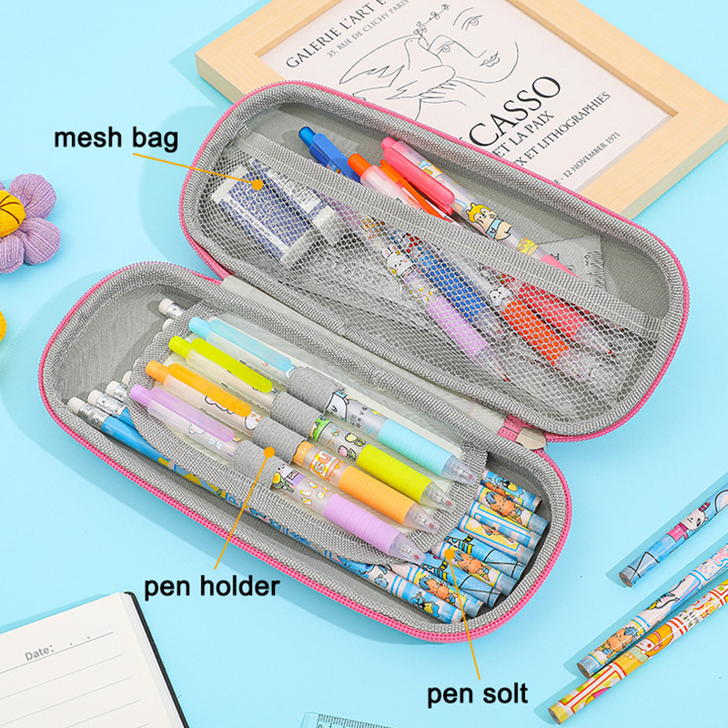 Mielas pieštukų dėklas Estuche Lapices Kawaii Kanceliarinės prekės Vienaragis Rašiklio dėklas mokyklinės reikmenys Trousse Scolaire Pencilcase Pieštukų dėžutė