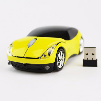 SOVAWIN LED Mini Wireless Mouse Car Shape Mouse USB Receiver 1200 DPI 2.4G Gaming Optical Electronic Mice For PC Laptop Computer
