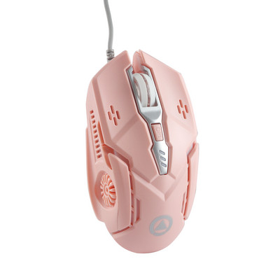 CHUYI Кабелна игрална мишка LED Blacklight Ергономична оптична USB Mause Регулируема 1600/2400/3200 DPI мишка за компютър, лаптоп PC