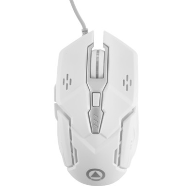 CHUYI vezetékes játékegér LED fekete fény Ergonomikus optikai USB Mause állítható 1600/2400/3200 DPI egerek számítógépes laptopokhoz