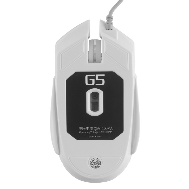 CHUYI vezetékes játékegér LED fekete fény Ergonomikus optikai USB Mause állítható 1600/2400/3200 DPI egerek számítógépes laptopokhoz