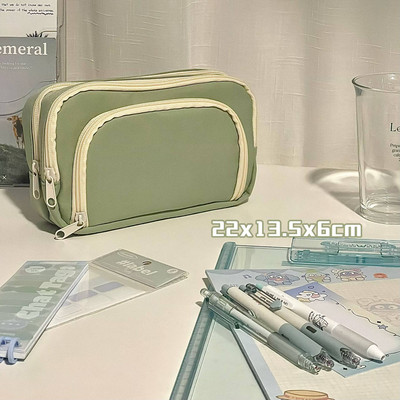 Torba za olovke velikog kapaciteta Torbica za olovke na patentni zatvarač Torba za pohranu papira Torbica za olovke Kozmetička torba Pernica za učenike Školski pribor