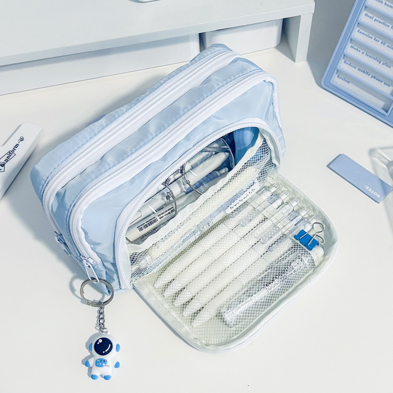 Torba za olovke velikog kapaciteta Torbica za olovke na patentni zatvarač Torba za pohranu papira Torbica za olovke Kozmetička torba Pernica za učenike Školski pribor