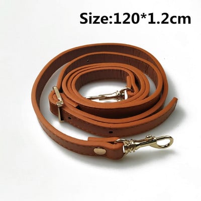 Νέα δερμάτινη τσάντα 130 cm μακριά τσάντα ώμου Τσάντα λαβές DIY ανταλλακτικό τσαντάκι για ζώνες τσάντας Αξεσουάρ για λουράκια τσάντας