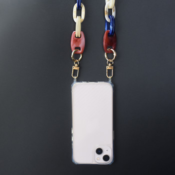 MM FOND καραμέλα μονόχρωμη γυναικεία ακρυλική τσάντα λουράκι τσάντα διακόσμηση θήκη τηλεφώνου αλυσίδα εναλλακτική αλυσίδα τσάντας