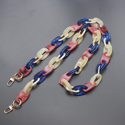 MM FOND jednobojna ženska akrilna ručna torba s remenom, ukrasna torbica za telefon, lanac za torbicu, alternativni lanac za torbu