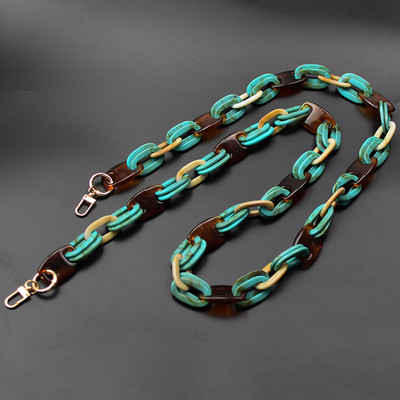 MM FOND jednobojna ženska akrilna ručna torba s remenom, ukrasna torbica za telefon, lanac za torbicu, alternativni lanac za torbu