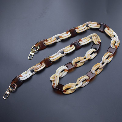 MM FOND jednobojna ženska akrilna ručna torba s remenom, ukrasna torbica za telefon, lanac za torbicu, alternativni lanac za torbu