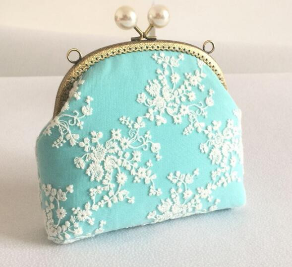 Metalna torbica u vintage stilu Okvir Kiss Brava s kopčom s bambusovom ručkom Kopče za nakit Zatvarači za šivanje Pribor za izradu torbica