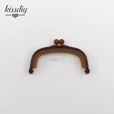 KISSDIY 10 vnt. 8,5 cm saldainių lanko dervos plastikinis piniginės rėmas su skylutėmis bučinio užsegimu, spyna „pasidaryk pats“ krepšio priedai 10 spalvų