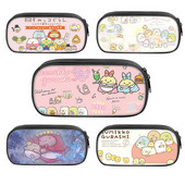 Sumikkogurashi Family Themes Τσάντα μολυβιών Nylon Μολυβοθήκη Παιδική Μαύρη σε σχολικά σετ γραφικής ύλης υψηλής ποιότητας