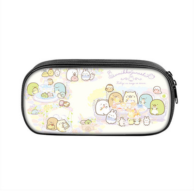 Sumikkogurashi Family Themes Τσάντα μολυβιών Nylon Μολυβοθήκη Παιδική Μαύρη σε σχολικά σετ γραφικής ύλης υψηλής ποιότητας