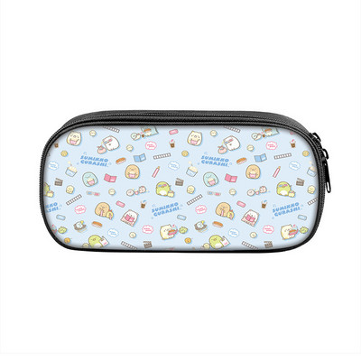 Sumikkogurashi Family Themes Τσάντα μολυβιών Nylon Μολυβοθήκη Παιδική Μαύρη σε σχολικά σετ γραφικής ύλης υψηλής ποιότητας