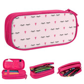 Nauji mieli užmerktoms akims pliušiniai pieštukų dėklai Animaciniai blakstienų pieštukai pieštukas studentams dideliems krepšiams mokykliniai reikmenys užtrauktuku raštinės reikmenys