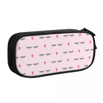 Nauji mieli užmerktoms akims pliušiniai pieštukų dėklai Animaciniai blakstienų pieštukai pieštukas studentams dideliems krepšiams mokykliniai reikmenys užtrauktuku raštinės reikmenys