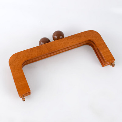 1kom Deepeel 20cm Okvir torbe Drvena drška Drvene torbe Zatvaranje Poljubac Kopča Okviri torbice Brava Kopče DIY dodaci za torbice