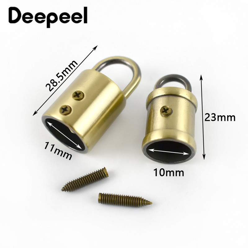 Τσάντα 10 τεμ. Μεταλλικές πόρπες Τσάντα λουράκι Δερμάτινο σχοινί Κλειδαριά κορδόνι Φούντα κούμπωμα κούμπωμα κούμπωμα κρεμάστρα Αξεσουάρ