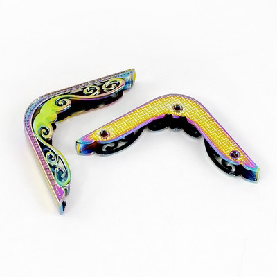 4/10 vnt. Deepeel 47 mm maišelio kampas su varžtu rankinės krašto apsaugai Metaliniai kabliukai sagtys Dekoravimo įranga Krepšiai Priedai