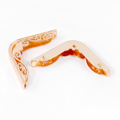 4/10 vnt. Deepeel 47 mm maišelio kampas su varžtu rankinės krašto apsaugai Metaliniai kabliukai sagtys Dekoravimo įranga Krepšiai Priedai