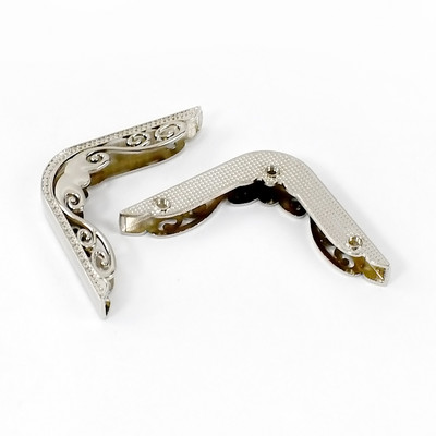 4/10 vnt. Deepeel 47 mm maišelio kampas su varžtu rankinės krašto apsaugai Metaliniai kabliukai sagtys Dekoravimo įranga Krepšiai Priedai