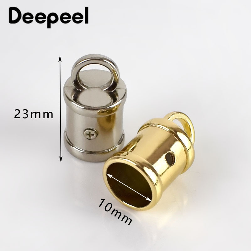 5/10db Táska Fém Csatok Kézitáska Szíj Bojt Rojtos Kupak Kapocs Csatlakozó Akasztó Bőr Kötél Vezetékzár Barkács hardvertartozékok