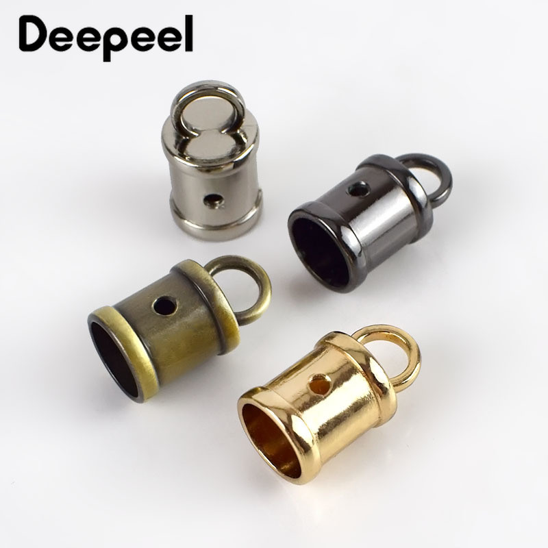 5/10db Táska Fém Csatok Kézitáska Szíj Bojt Rojtos Kupak Kapocs Csatlakozó Akasztó Bőr Kötél Vezetékzár Barkács hardvertartozékok