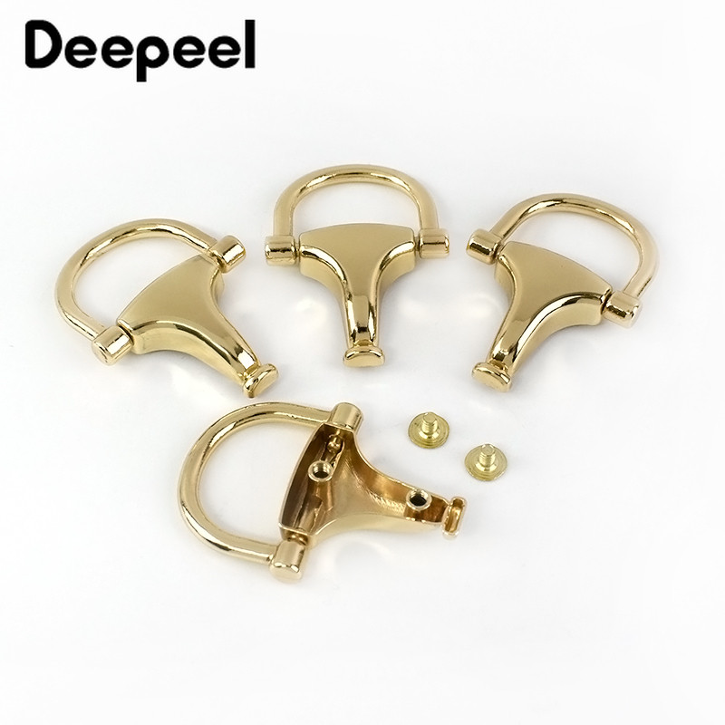 5/10 vnt Deepeel maišelio šoninio segtuko žiedo sagtis metalinis pakabinamas pakabukas užsegama rankena Grandinės kablio sagtys „pasidaryk pats“ aparatūros priedai