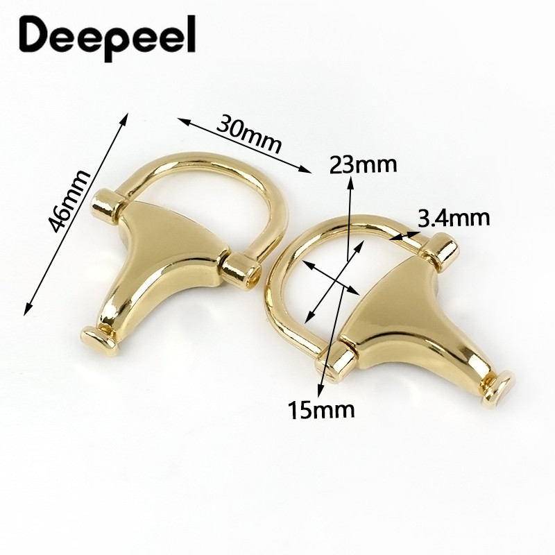 5/10 vnt Deepeel maišelio šoninio segtuko žiedo sagtis metalinis pakabinamas pakabukas užsegama rankena Grandinės kablio sagtys „pasidaryk pats“ aparatūros priedai