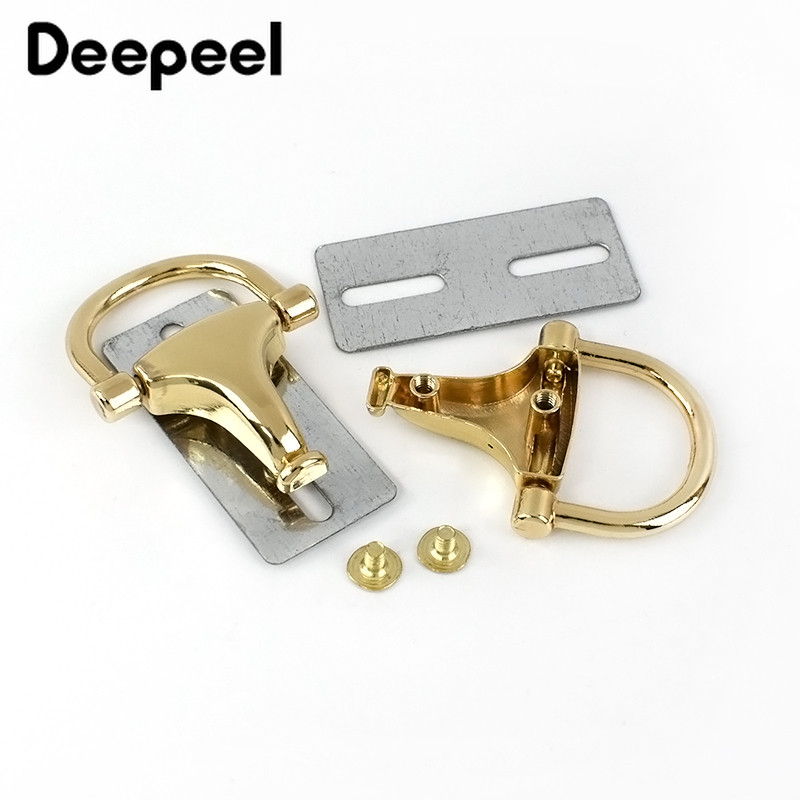 5/10 vnt Deepeel maišelio šoninio segtuko žiedo sagtis metalinis pakabinamas pakabukas užsegama rankena Grandinės kablio sagtys „pasidaryk pats“ aparatūros priedai