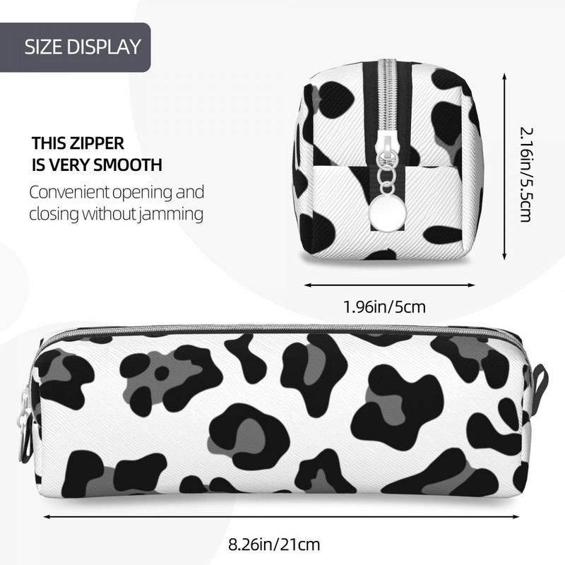 Snow Leopard pliiatsiümbris Loomade pliiatsid Pliiatsihoidja poistele Tüdrukutele Suured hoiukotid Õpilastele Koolikingitus Kirjatarbed