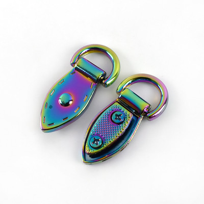 4 vnt 9/10 mm metalinio šoninio spaustuko kabliuko sagtys krepšiams Grandinės jungtis Rankena sagties žiedo užsegimas „pasidaryk pats“ odos rankdarbių siuvimo priedas