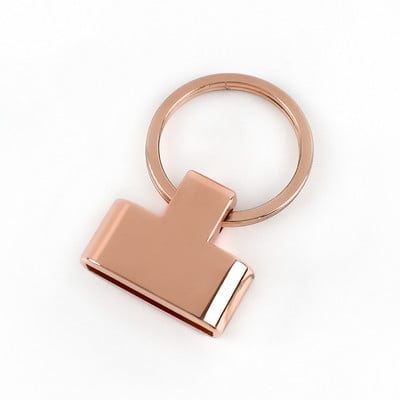 2Pcs Deepeel 24 мм метален ключодържател, катарама, разделени пръстени за чанти, каишка, колан, ключодържател, катарами, ръчно изработени кожени хардуерни аксесоари