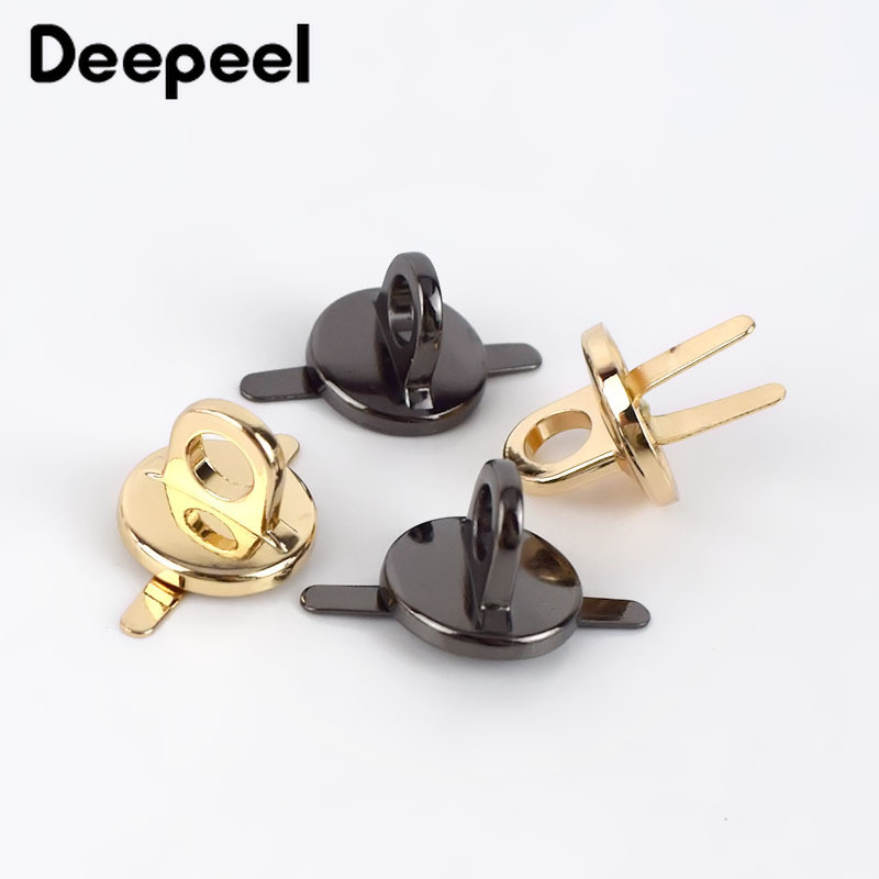Deepeel 10 buc Cârlig pentru agățat geantă 6x15mm Catarame laterale pentru geanta de mână pentru bagaje Accesorii din piele Articole pentru îmbrăcăminte Decorare BF282