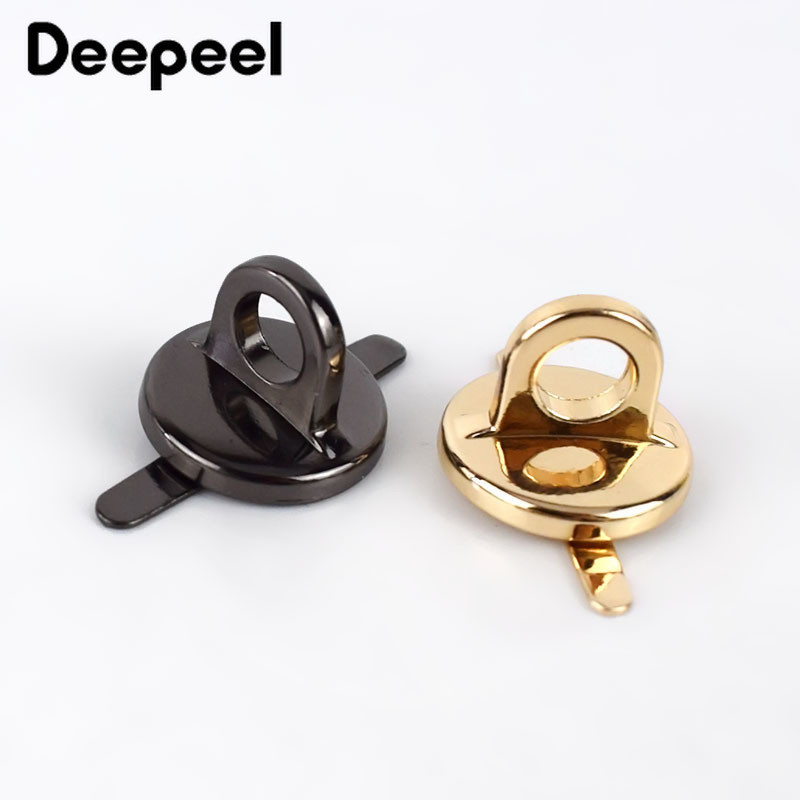 Deepeel 10 buc Cârlig pentru agățat geantă 6x15mm Catarame laterale pentru geanta de mână pentru bagaje Accesorii din piele Articole pentru îmbrăcăminte Decorare BF282