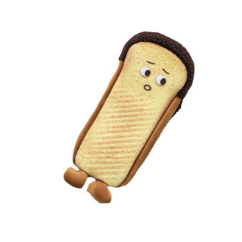Kawaii Mood Кутия за молив за хляб Сладък карикатурен тост Забавен креативен подарък за студентски канцеларски материали