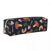 Grybai atogrąžų raštų pieštukų dėklas Madingi rašiklio krepšiai Studentams didelės talpyklos mokyklinės prekės Kosmetikos pieštukai