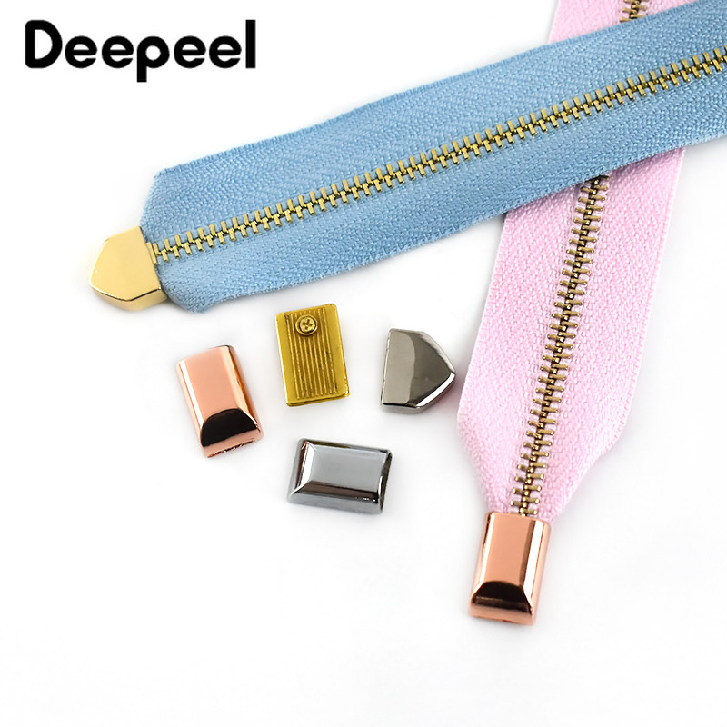 40 bucăți geantă metal fermoar decorare cleme de capăt Catarame frânghie snur opritor șuruburi curele geantă clemă coadă bricolaj accesorii hardware