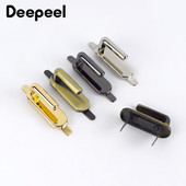 Deepeel5/10pcs Μεταλλικές τσάντες 35mm Πόρπες Μόδα Τσάντα Αψίδα Γέφυρα Κρεμάστρες για Ζώνες Ιμάντας DIY Δερμάτινα χειροτεχνήματα KY547