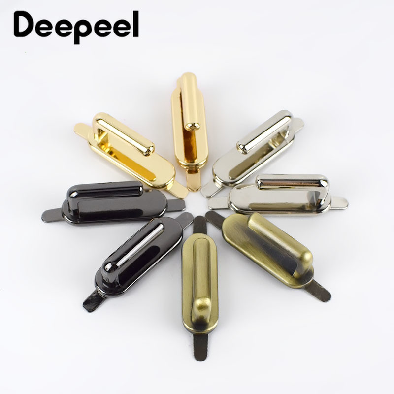 Deepeel5/10pcs Μεταλλικές τσάντες 35mm Πόρπες Μόδα Τσάντα Αψίδα Γέφυρα Κρεμάστρες για Ζώνες Ιμάντας DIY Δερμάτινα χειροτεχνήματα KY547