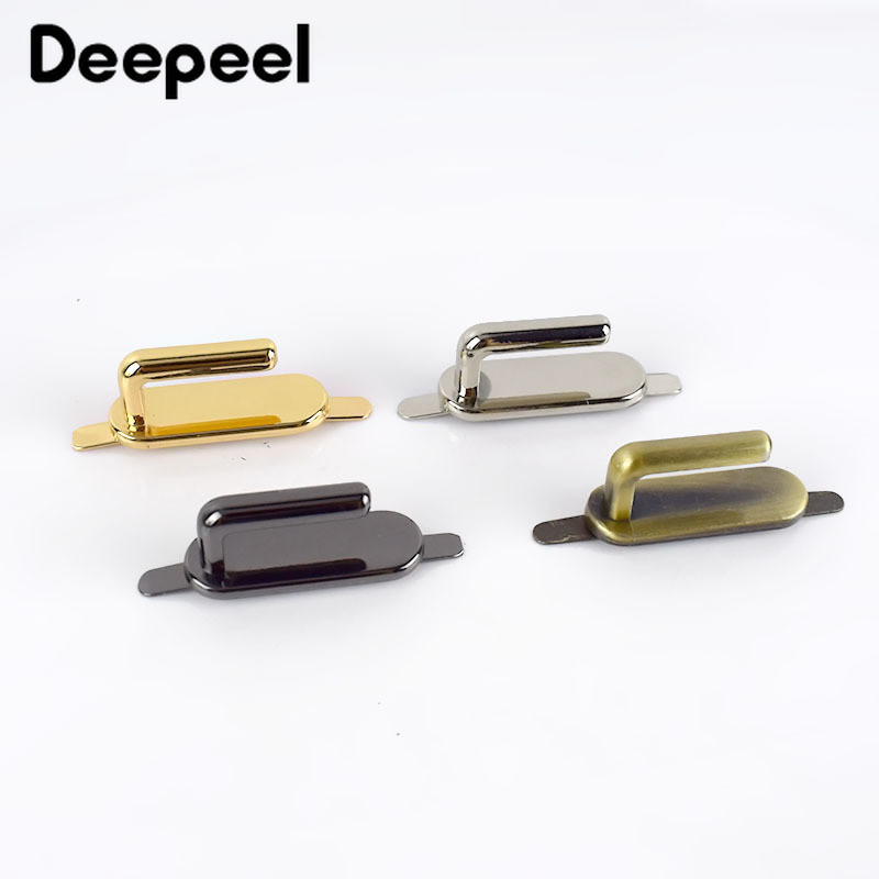 Deepeel5/10pcs Μεταλλικές τσάντες 35mm Πόρπες Μόδα Τσάντα Αψίδα Γέφυρα Κρεμάστρες για Ζώνες Ιμάντας DIY Δερμάτινα χειροτεχνήματα KY547